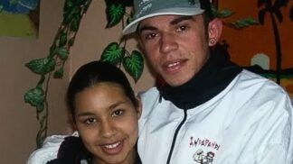 Imagem de Eloá e Lindenberg, seu assassino, ainda quando estavam namorando