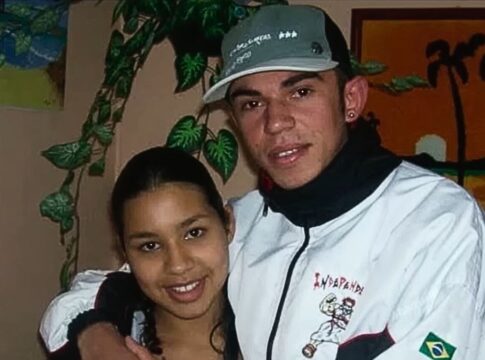 Imagem de Eloá e Lindenberg, seu assassino, ainda quando estavam namorando