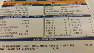 imagem de conta de energia