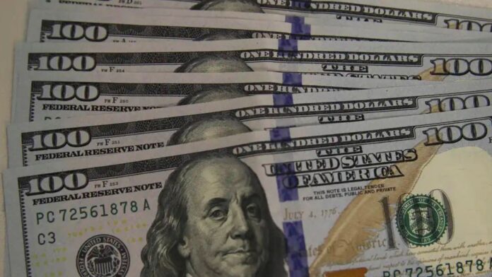 imagem de cédulas de dolares