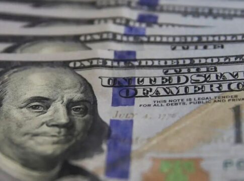 imagem de uma cédula de dólar