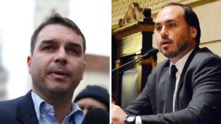 imagem dos filhos de Jair Bolsonaro