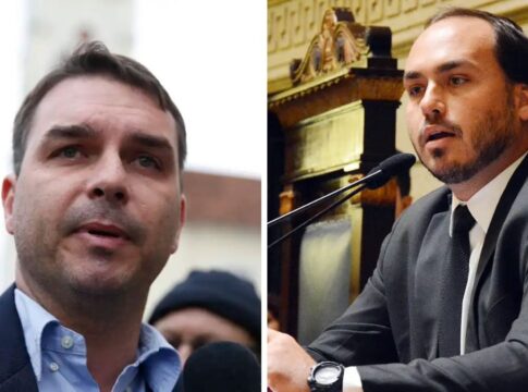 imagem dos filhos de Jair Bolsonaro