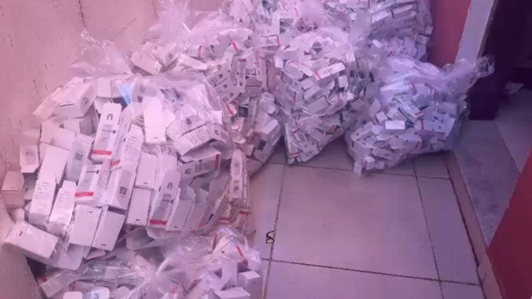 imagem de medicamentos apreendidos pela PF