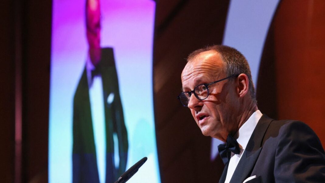 imagem do chanceler alemão Friedrich Merz