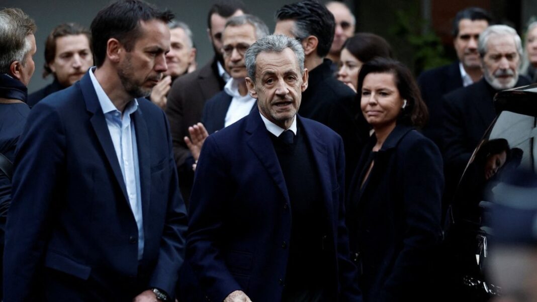 imagem do ex-presidente da França, Nicolas Sarkozy