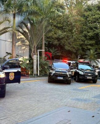 Carros da polícia do Estado de São paulo