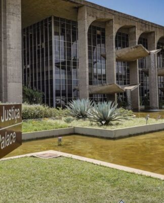 imagem do prédio do Palácio da Justiça em Brasília