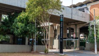 imagem da entrada estação Presidente Altino