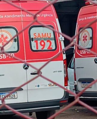 imagem de ambulâncias do SAMU