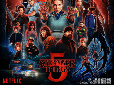 Pôster oficial da quinta temporada de Stranger Things