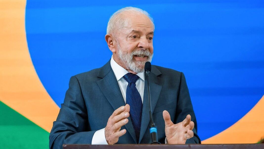 Foto mostra o presidente Luiz Inácio Lula da Silva