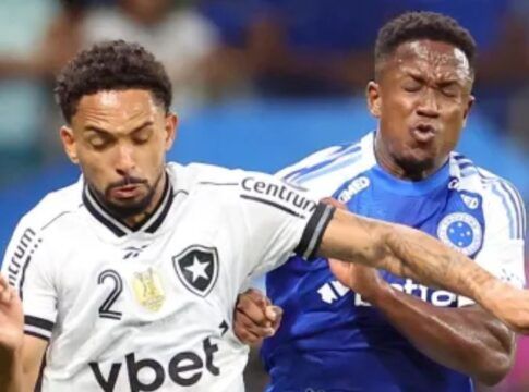 Cruzeiro vacila no fim, empata com o Botafogo e entrega o vice-campeonato ao Palmeiras