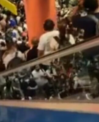 Multidão lota estação da Linha 4-Amarela