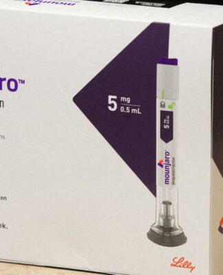 Caixa da caneta de emagrecimento Mounjaro