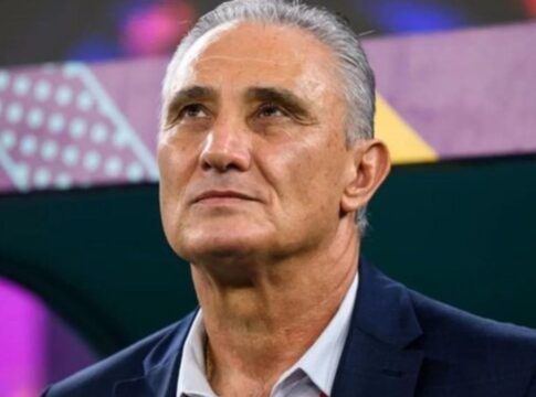 Técnico Tite em 2022, quando treinava a Seleção