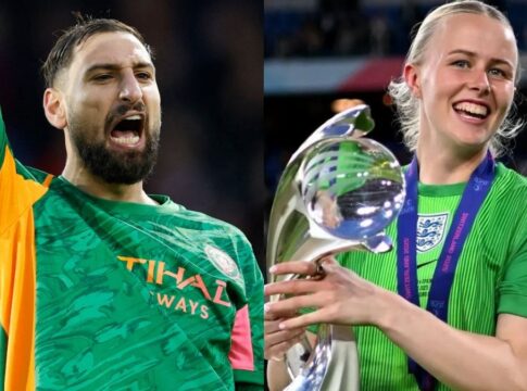 Donnarumma e Hannah Hampton são eleitos melhor goleiro e goleira de 2025