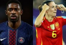 Dembélé e Bonmatí recebem prêmio de melhores jogadores do ano pela Fifa