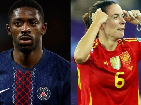 Dembélé e Bonmatí recebem prêmio de melhores jogadores do ano pela Fifa