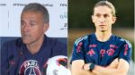Imagens dos técnicos do PSG, Luis Enrique, e do Flamengo, Filipe Luís, lado a lado