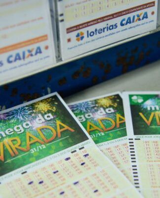 Cartelas preenchidas da mega da virada