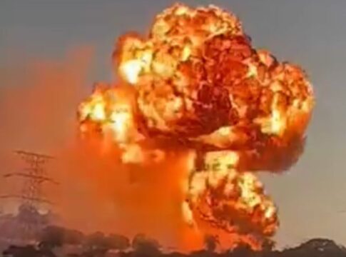 Incêndio causa explosão em tanque de óleo de subestação na grande Belo Horizonte