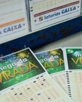 Cartelas preenchidas da Mega-Sena da virada