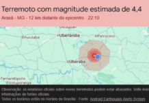 Terremoto atinge Araxá, em Minas Gerais