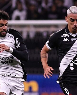 Tudo igual em Itaquera: Corinthians e Vasco travam final nervosa e deixam taça em aberto