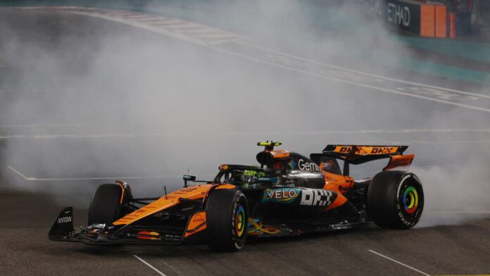 McLaren volta ao topo da F1 com título mundial de Norris em Abu Dhabi
