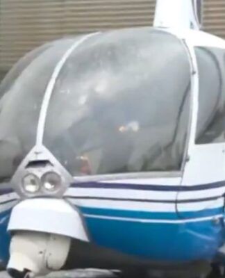 Helicóptero da Band cai nos arredores da rodovia Dutra, em Guarulhos (SP)