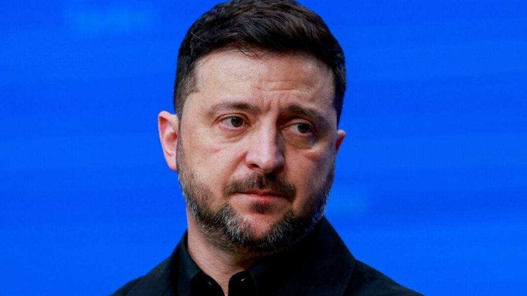 O presidente ucraniano, Volodymyr Zelensky