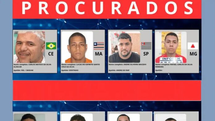 Governo Federal cria plataforma com lista dos criminosos mais procurados do país