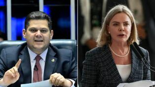 imagem Davi Alcolumbre e Davi Hoffmann