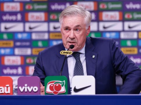 CBF negocia renovação de Ancelotti até 2030 antes da Copa do Mundo, diz site