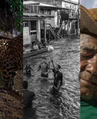 A imagem é uma mescla das três melhores fotos de 2025