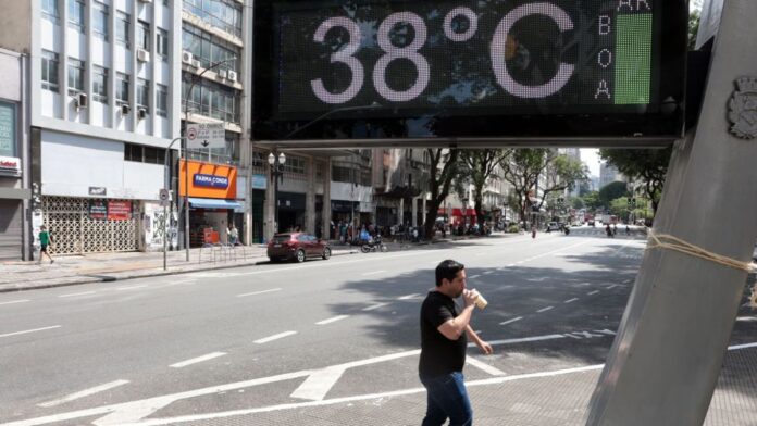 Temperatura em São Paulo chega a 37,2ºC e bate recorde para dezembro