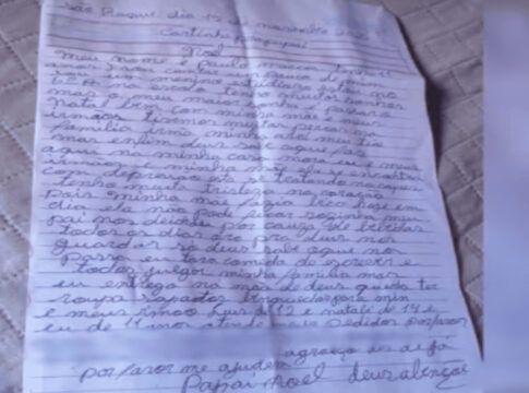 Carta escrita por paulo pedindo 