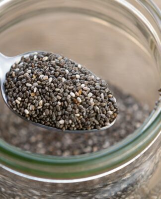 chia em uma colher