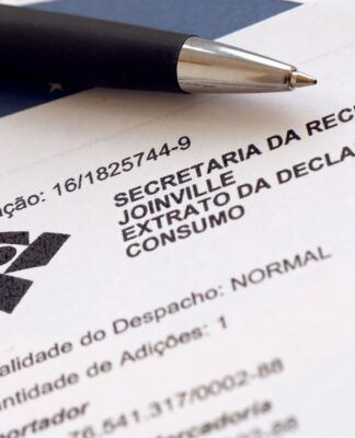 Imagem ilustrattiva, mostra formulario de arrecadação da receita Federal