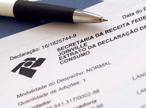 Imagem ilustrattiva, mostra formulario de arrecadação da receita Federal