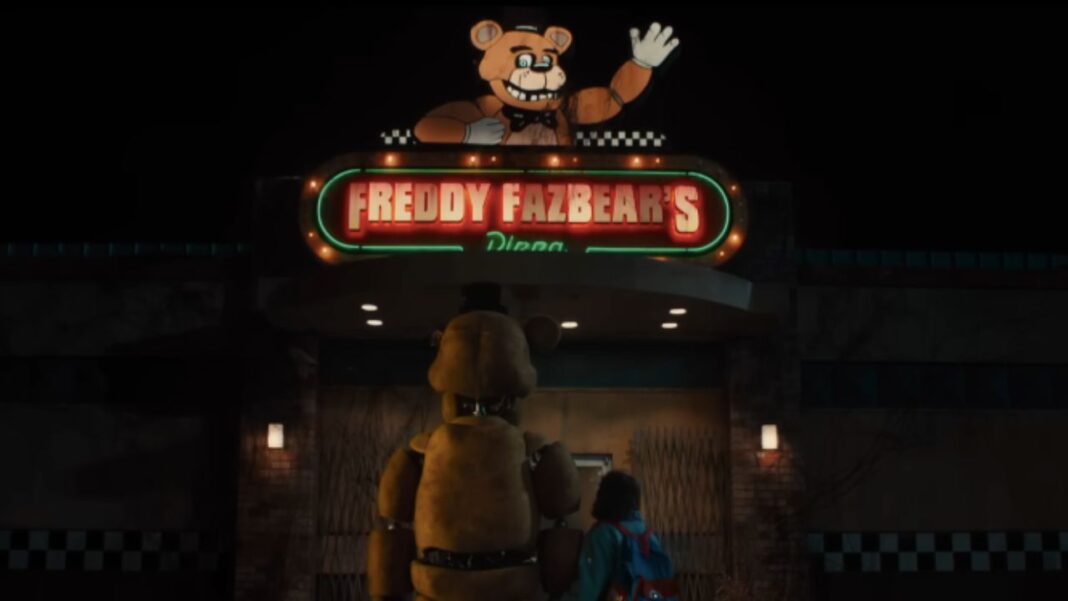 imagem mostra personagens do filme Five Nights at Freddys 2