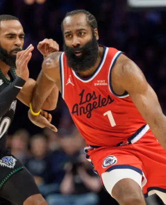 James Harden, jogador de basquete do Los Angeles Clippers, da NBA