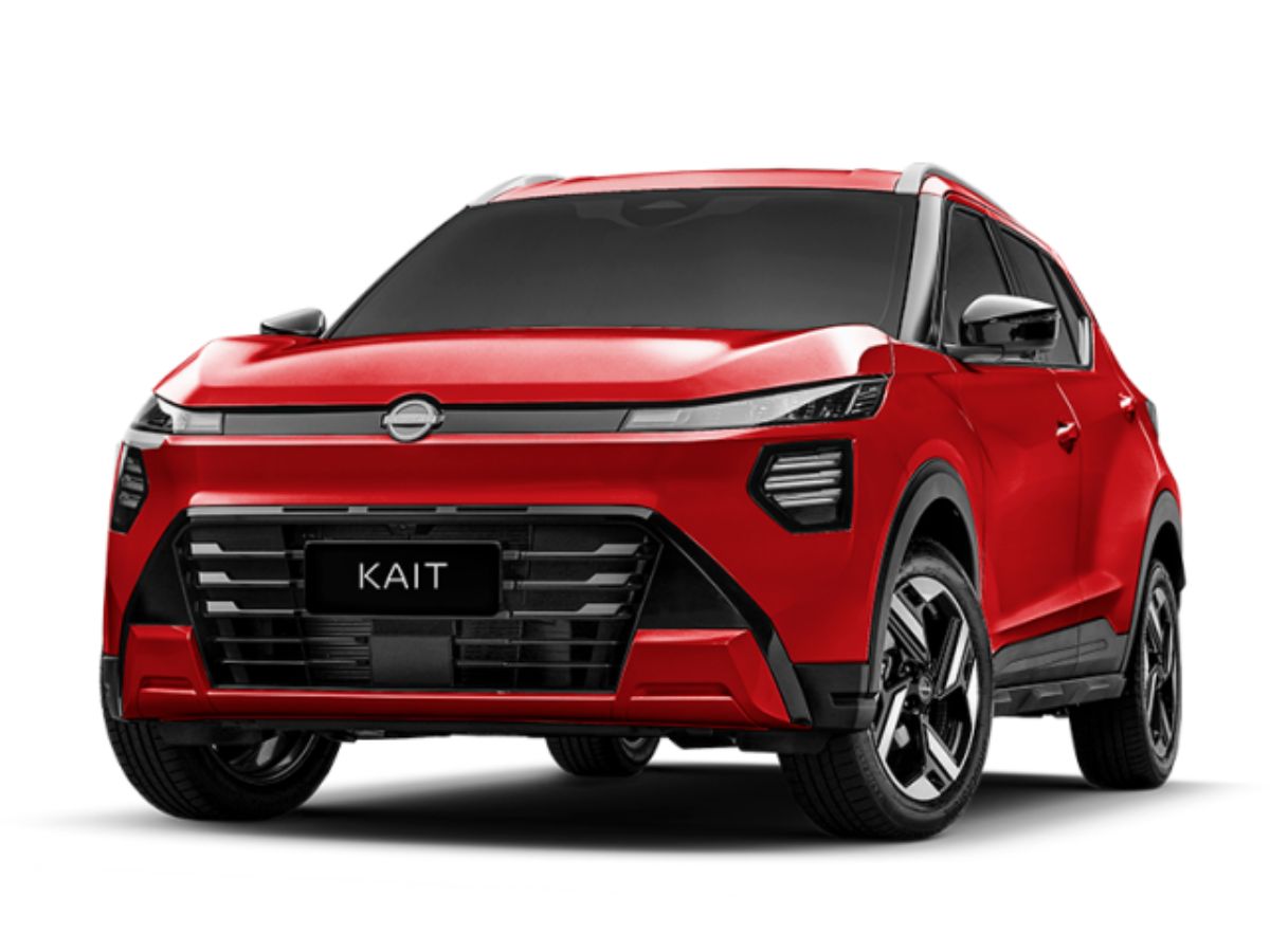 Carro Nissan SUV vermelho