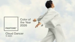 Pantone elegeu 'Cloud Dancer' como a cor do ano para 2026