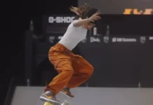 Skatista Rayssa Leal na etapa São Paulo do SLS Super Crown 2025