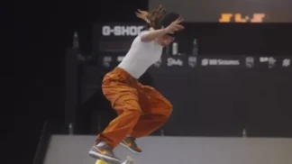 Skatista Rayssa Leal na etapa São Paulo do SLS Super Crown 2025