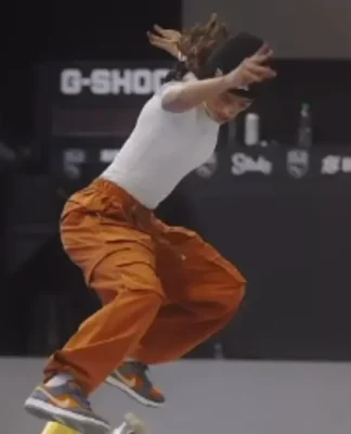 Skatista Rayssa Leal na etapa São Paulo do SLS Super Crown 2025