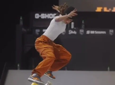 Skatista Rayssa Leal na etapa São Paulo do SLS Super Crown 2025