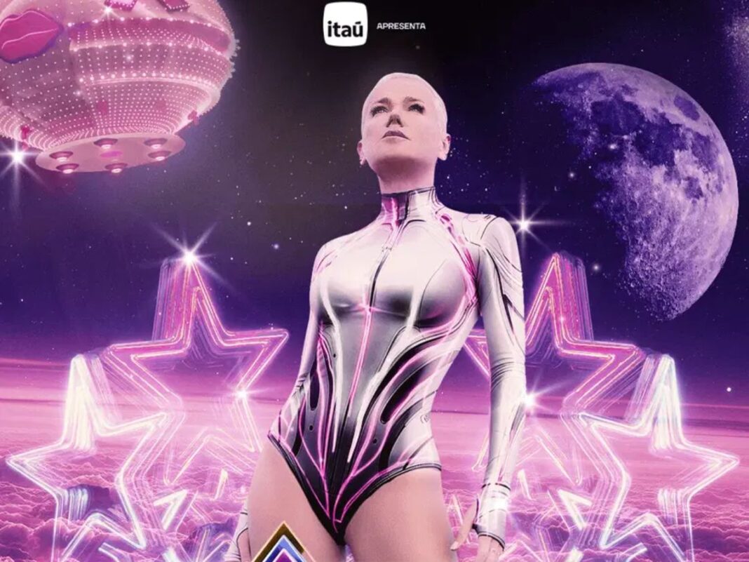 Imagem mostra Xuxa anunciando seu último show